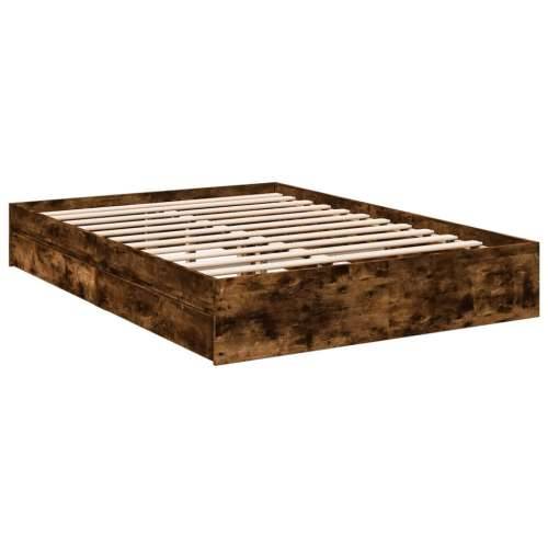 Okvir kreveta s ladicama boja hrasta 120x200 cm Dimljeni hrast 120 x 200 cm Cijena