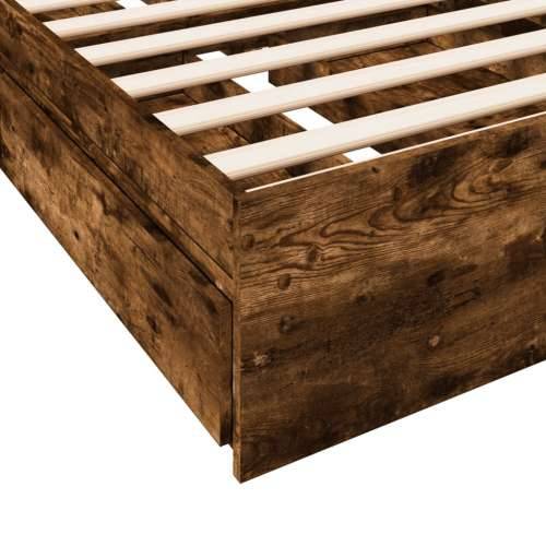 Okvir kreveta s ladicama boja hrasta 100x200 cm Dimljeni hrast 100 x 200 cm Cijena