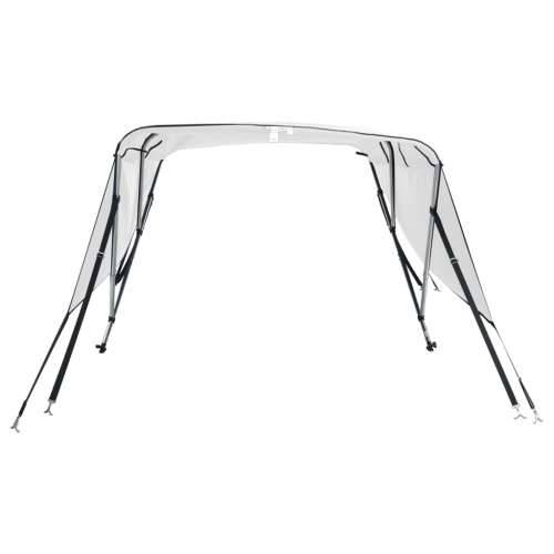 Tenda bimini s 4 luka i bočnim stijenkama 243x(170-182)x137 cm - Bijela 243 x (170-182) x 137 cm 1 bez mrežice Cijena