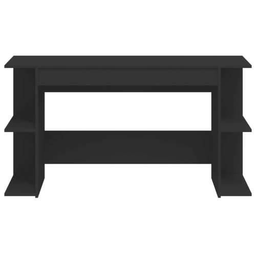 Radni stol crni 140 x 50 x 75 cm od konstruiranog drva - Crna Cijena