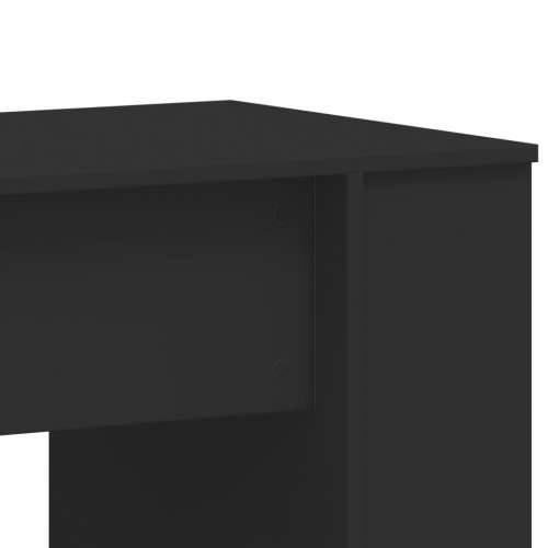 Radni stol crni 140 x 50 x 75 cm od konstruiranog drva - Crna Cijena