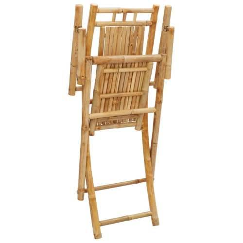 Sklopive vrtne stolice 6 kom 53 x 66 x 99 cm od bambusa - 6 S naslonom za ruke Cijena