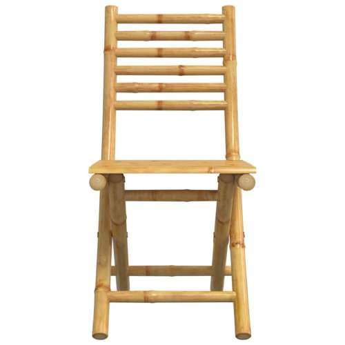Sklopive vrtne stolice 4 kom 43 x 54 x 88 cm od bambusa - 4 Cijena