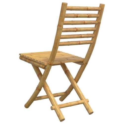 Sklopive vrtne stolice 4 kom 43 x 54 x 88 cm od bambusa - 4 Cijena