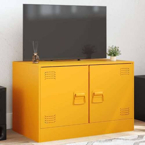 TV ormarić boja senfa 67 x 39 x 44 cm čelični - žuta boja senfa 1 Cijena