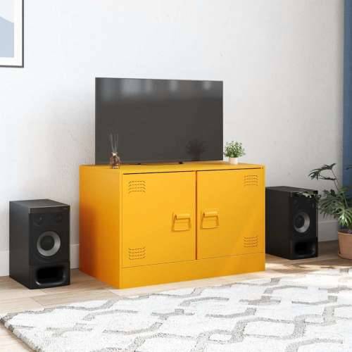 TV ormarić boja senfa 67 x 39 x 44 cm čelični - žuta boja senfa 1 Cijena