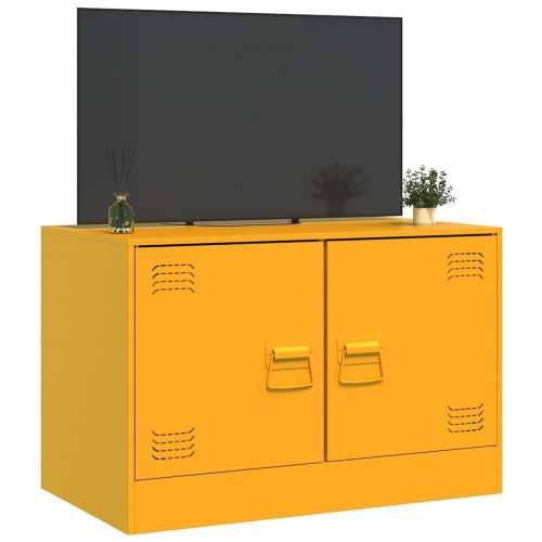 TV ormarić boja senfa 67 x 39 x 44 cm čelični - žuta boja senfa 1 Cijena