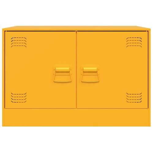TV ormarić boja senfa 67 x 39 x 44 cm čelični - žuta boja senfa 1 Cijena