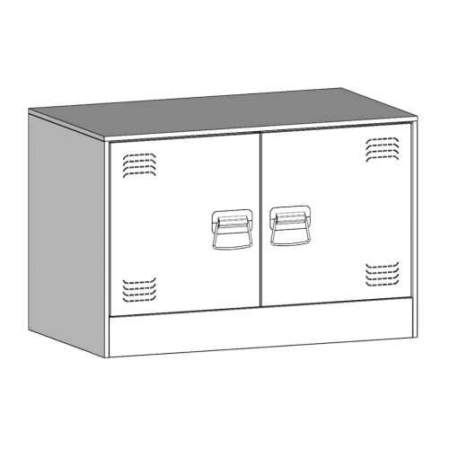 TV ormarići 2 kom bijeli 67 x 39 x 44 cm čelični Bijela 2 Cijena