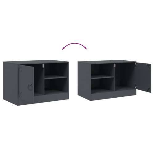 TV ormarići 2 kom antracit 67 x 39 x 44 cm čelični - Antracit 2 Cijena