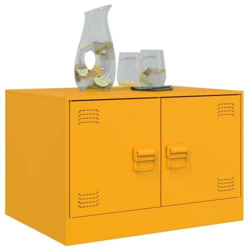 Stolić za kavu boja senfa 67 x 50 x 44 cm čelični - žuta boja senfa 1 Cijena