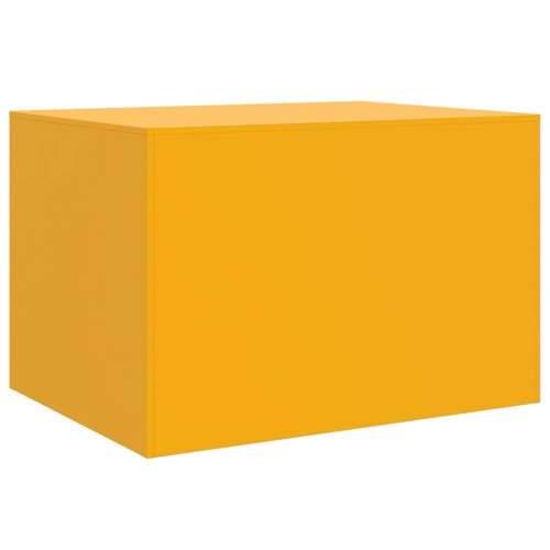 Stolić za kavu boja senfa 67 x 50 x 44 cm čelični - žuta boja senfa 1 Cijena