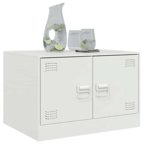 Stolić za kavu bijeli 67 x 50 x 44 cm čelični - Bijela 1 Cijena