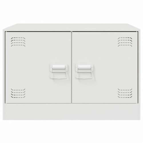 Stolić za kavu bijeli 67 x 50 x 44 cm čelični - Bijela 1 Cijena