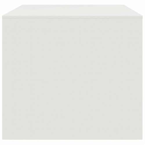 Stolić za kavu bijeli 67 x 50 x 44 cm čelični - Bijela 1 Cijena