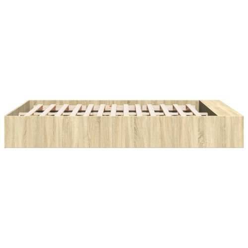 Okvir za krevet boja hrasta 150x200 cm konstruirano drvo - sonoma hrast 150 x 200 cm Cijena