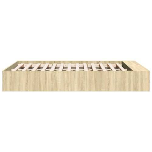 Okvir za krevet boja hrasta 120x190 cm od konstruiranog drva - sonoma hrast 120 x 190 cm Cijena