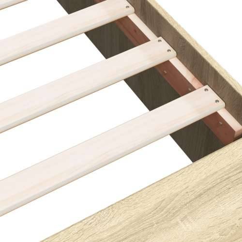 Okvir za krevet boja hrasta 120x190 cm od konstruiranog drva - sonoma hrast 120 x 190 cm Cijena
