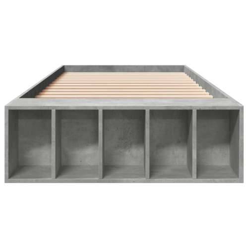Okvir kreveta boja betona 75x190 cm od konstruiranog drva - Beton siva 75 x 190 cm Cijena