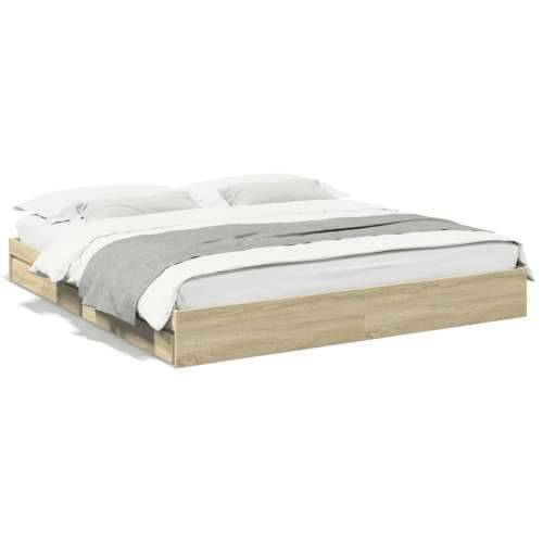 Okvir za krevet s ladicama boja hrasta 180x200 cm sonoma hrast 180 x 200 cm Cijena
