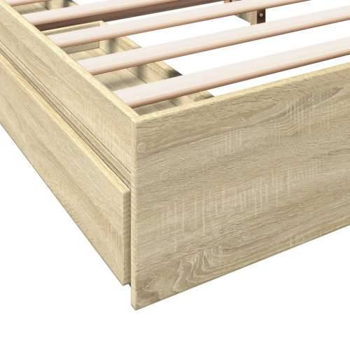 Okvir za krevet s ladicama boja hrasta 180x200 cm sonoma hrast 180 x 200 cm Cijena