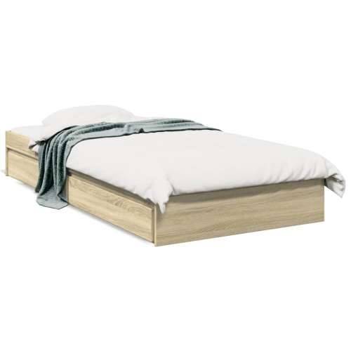 Okvir kreveta s ladicama boja hrasta sonome 75x190 cm drveni sonoma hrast 75 x 190 cm Cijena