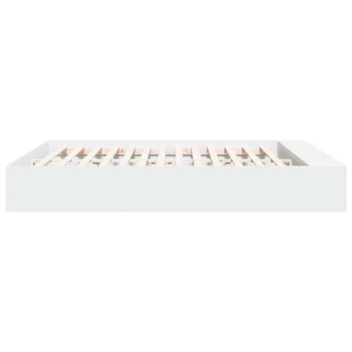 Okvir za krevet bijeli 180 x 200 cm konstruirano drvo - Bijela 180 x 200 cm Cijena