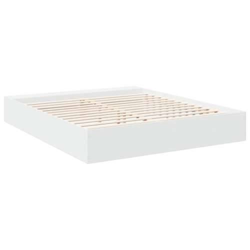 Okvir za krevet bijeli 180 x 200 cm konstruirano drvo - Bijela 180 x 200 cm Cijena