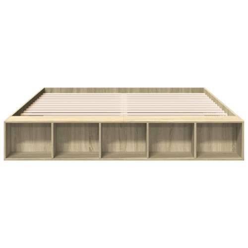 Okvir za krevet boja hrasta 180x200 cm konstruirano drvo - sonoma hrast 180 x 200 cm Cijena
