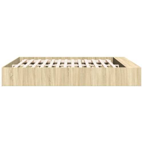 Okvir za krevet boja hrasta 180x200 cm konstruirano drvo - sonoma hrast 180 x 200 cm Cijena