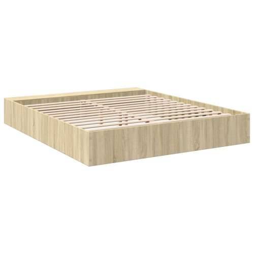 Okvir za krevet boja hrasta 180x200 cm konstruirano drvo - sonoma hrast 180 x 200 cm Cijena