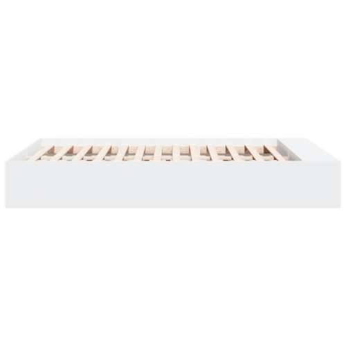 Okvir za krevet bijeli 135x190 cm konstruirano drvo - Bijela 135 x 190 cm Cijena