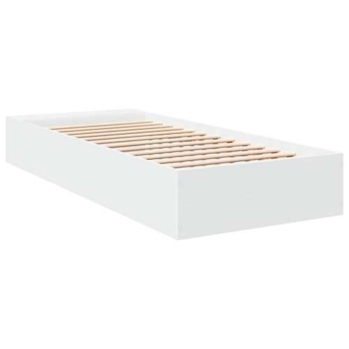 Okvir za krevet bijeli 120 x 200 cm konstruirano drvo - Bijela 100 x 200 cm Cijena