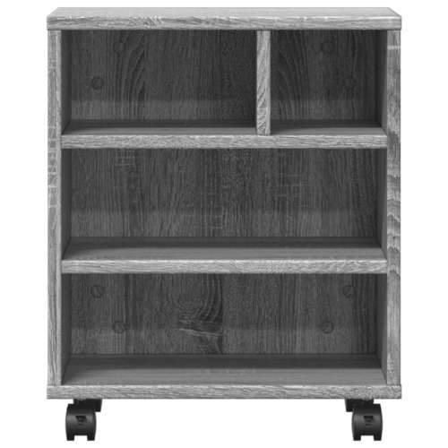 Stalak za pisač s kotačima siva boja hrasta 41 x 32 x 48 cm - Sivi hrast sonoma Cijena