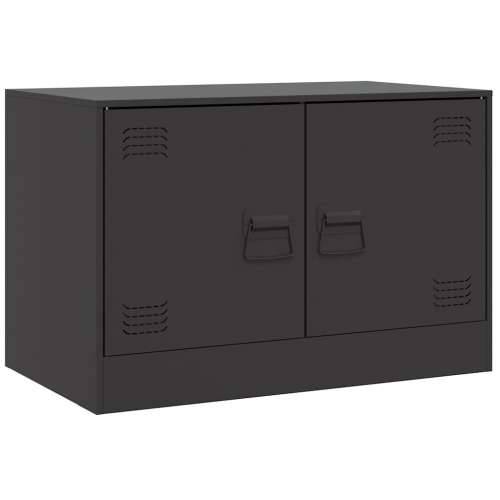TV ormarić crni 67 x 39 x 44 cm čelični - Crna 1 Cijena