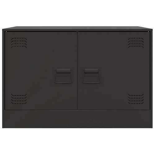 TV ormarić crni 67 x 39 x 44 cm čelični - Crna 1 Cijena