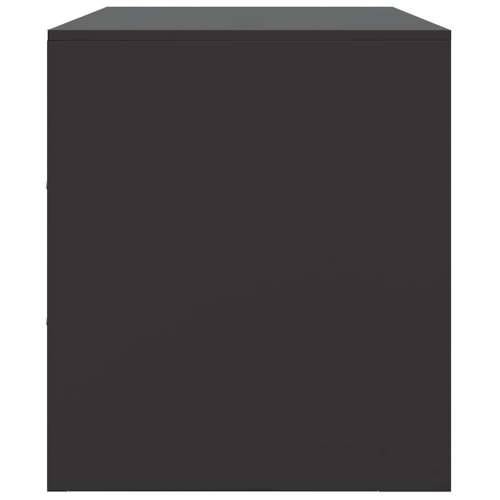 TV ormarić crni 67 x 39 x 44 cm čelični - Crna 1 Cijena