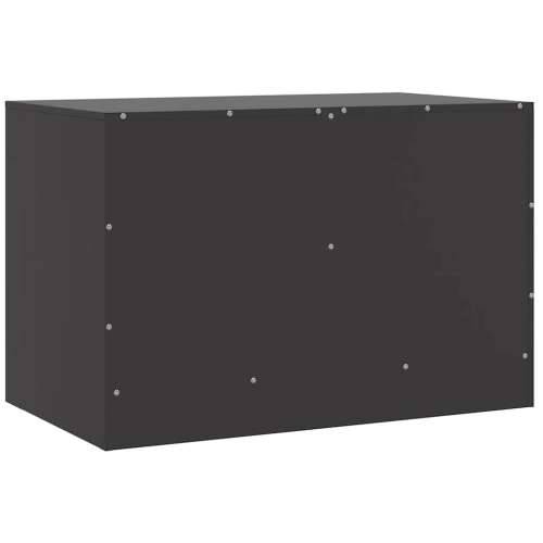 TV ormarić crni 67 x 39 x 44 cm čelični - Crna 1 Cijena