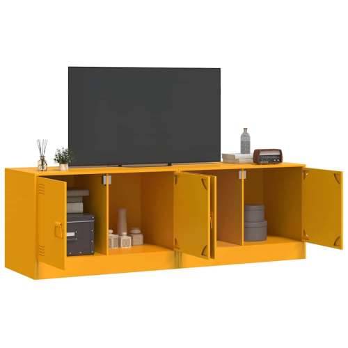 TV ormarići 2 kom boja senfa 67 x 39 x 44 cm čelični - žuta boja senfa 2 Cijena