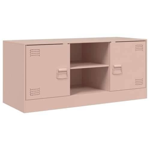 TV ormarić ružičasti 99 x 39 x 44 cm čelični - Ružičasta 1 Cijena