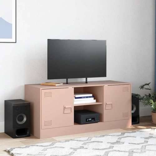 TV ormarić ružičasti 99 x 39 x 44 cm čelični - Ružičasta 1 Cijena