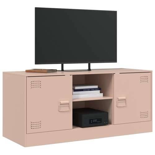 TV ormarić ružičasti 99 x 39 x 44 cm čelični - Ružičasta 1 Cijena