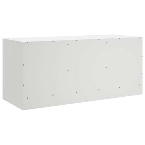TV ormarić bijeli 99 x 39 x 44 cm čelični - Bijela 1 Cijena