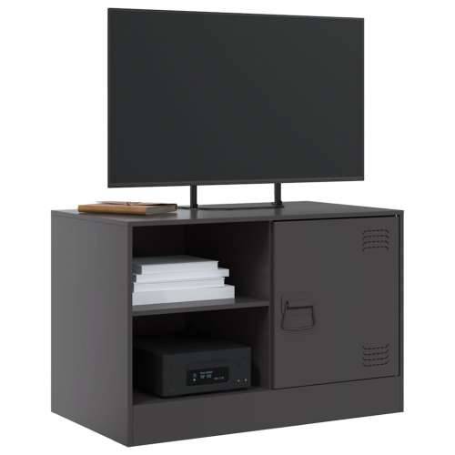 TV ormarići 2 kom crni 67 x 39 x 44 cm čelični - Crna 2 Cijena