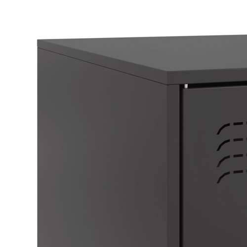 TV ormarići 2 kom crni 67 x 39 x 44 cm čelični - Crna 2 Cijena