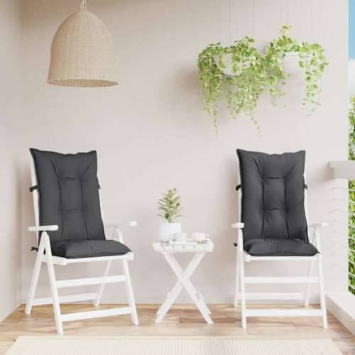 Jastuci za stolice 2 kom prošarano antracit 120x50x7 cm tkanina - prošarana antracit 120 x 50 x 7 cm 2 Cijena