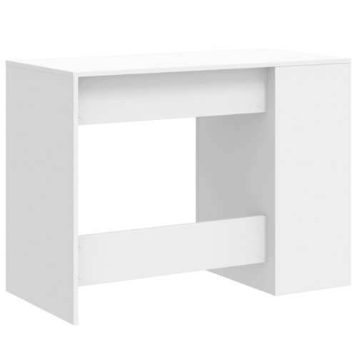 Radni stol bijeli 102 x 50 x 75 cm od konstruiranog drva - Bijela Cijena