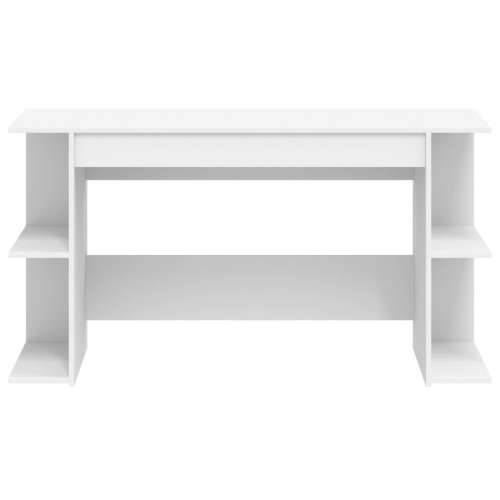 Radni stol bijeli 140 x 50 x 75 cm od konstruiranog drva - Bijela Cijena