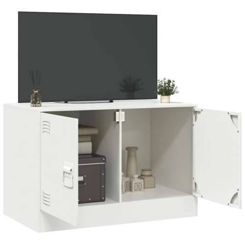 TV ormarić bijeli 67 x 39 x 44 cm čelični - Bijela 1 Cijena