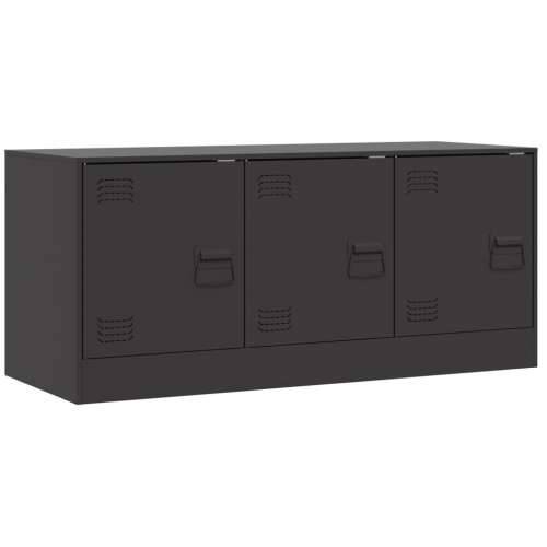 TV ormarić crni 99 x 39 x 44 cm čelični - Crna 1 Cijena